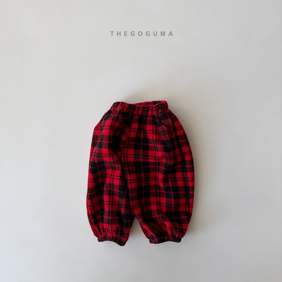 THE GOGUMA チェックバルーンジョガーパンツ