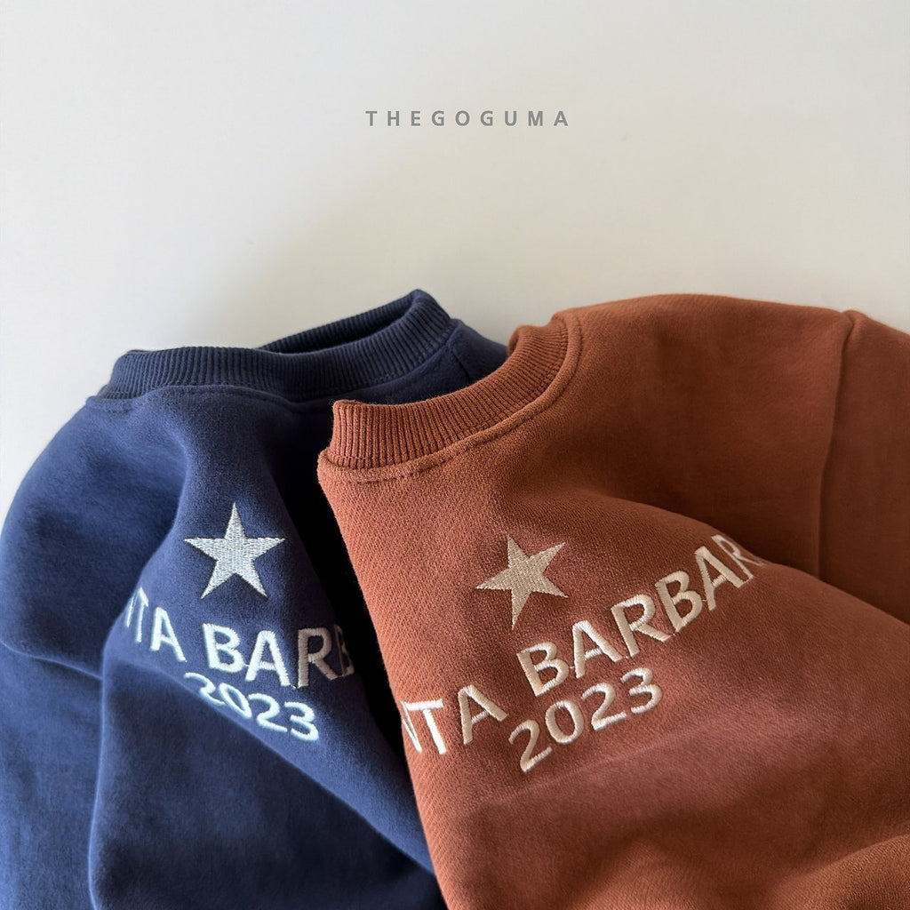 THE GOGUMA バーバラ刺繍トレーナー