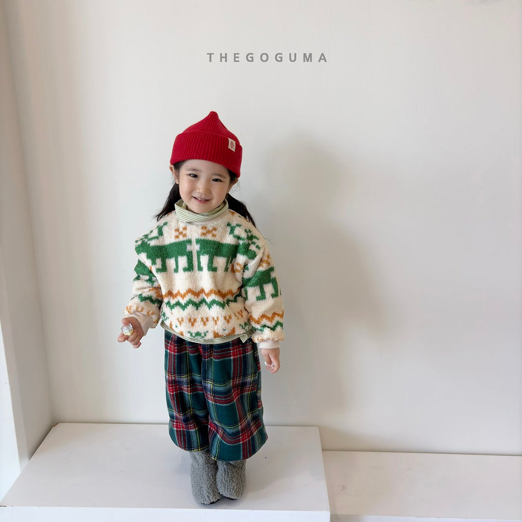 THE GOGUMA チェックバルーンジョガーパンツ