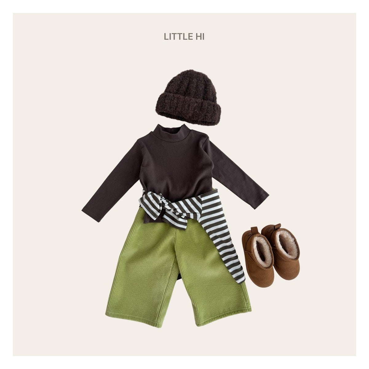 LITTLE HI ロリポップピーチポロT
