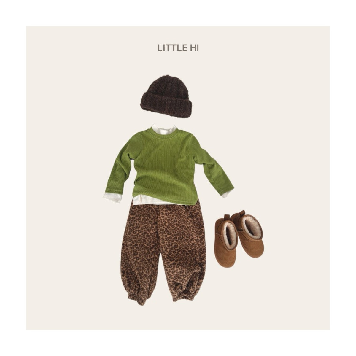 LITTLE HI フリースパンツ