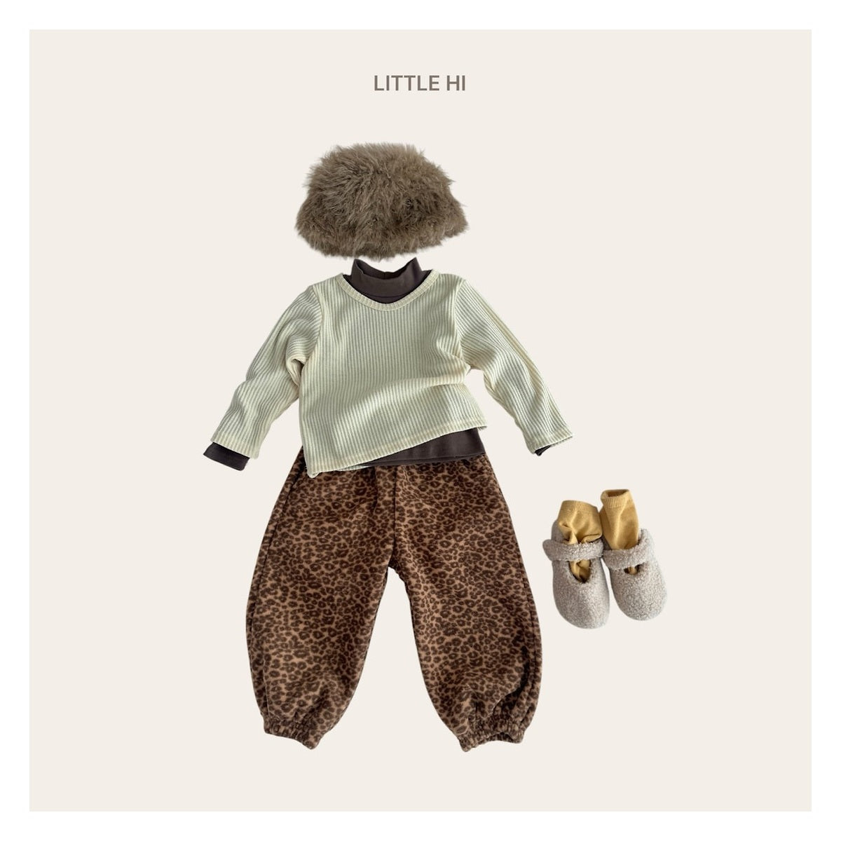 LITTLE HI フリースパンツ