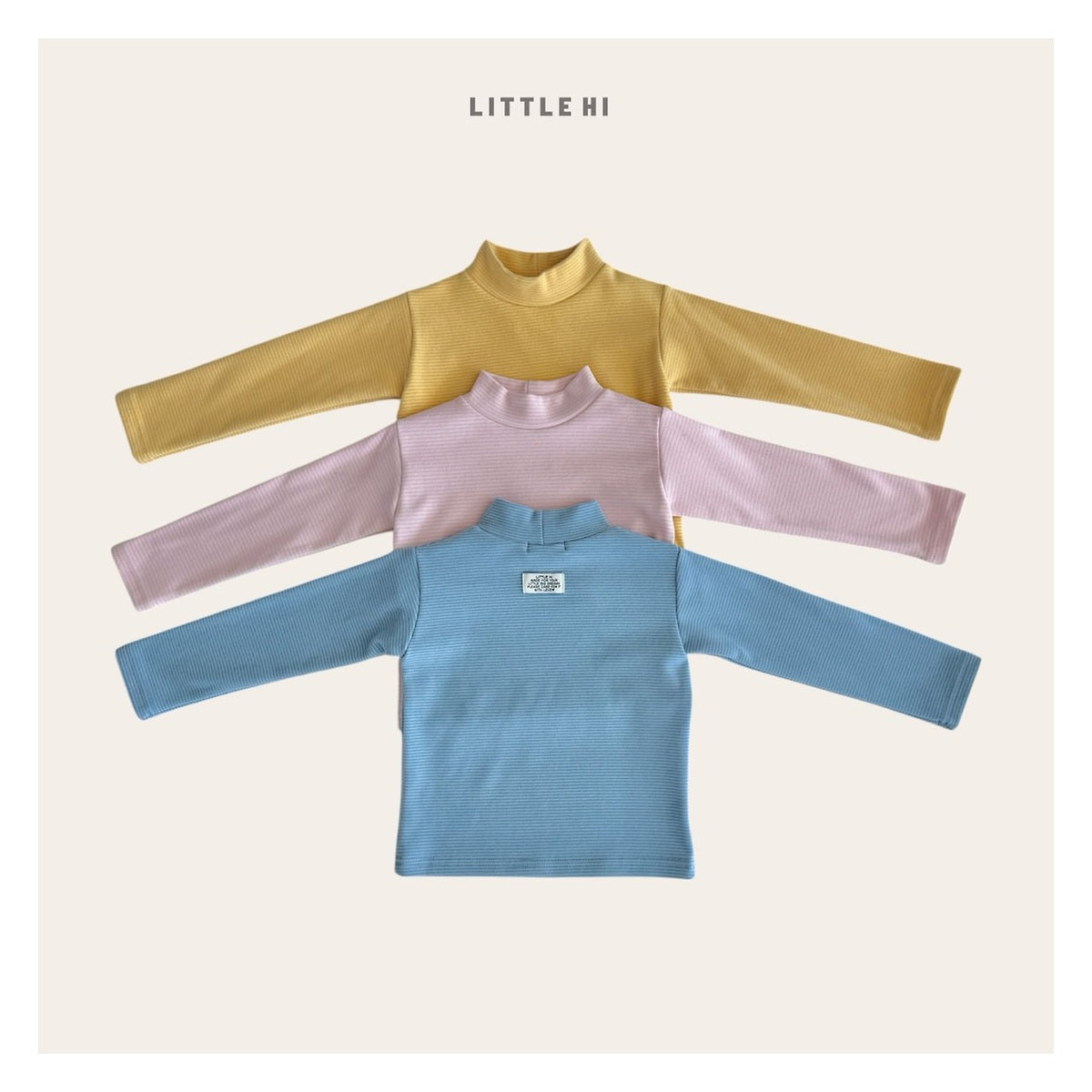 LITTLE HI ストライプポロシャツ