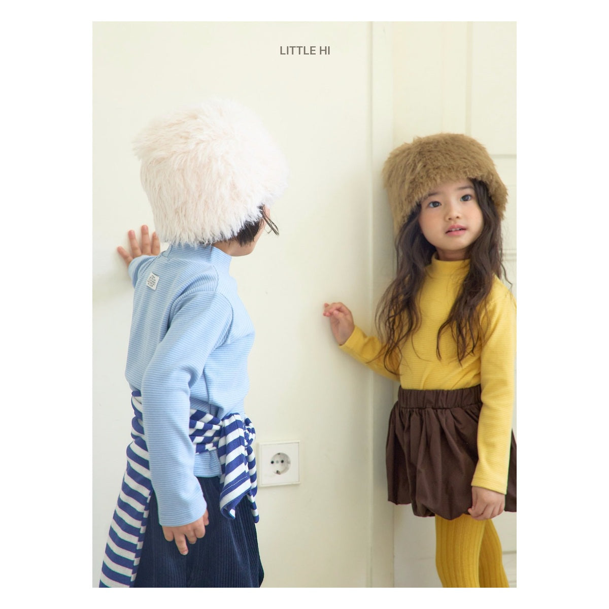 LITTLE HI ストライプポロシャツ
