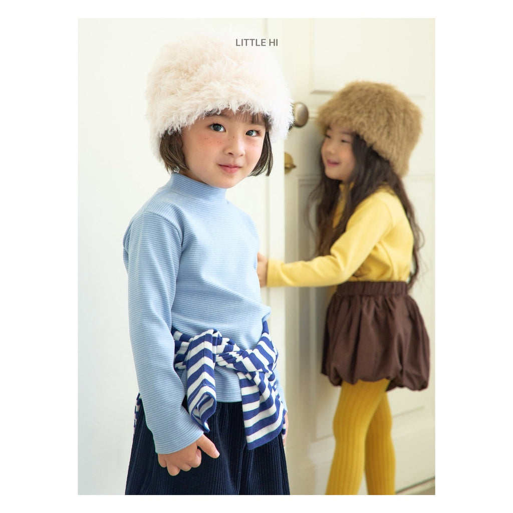 LITTLE HI ストライプポロシャツ