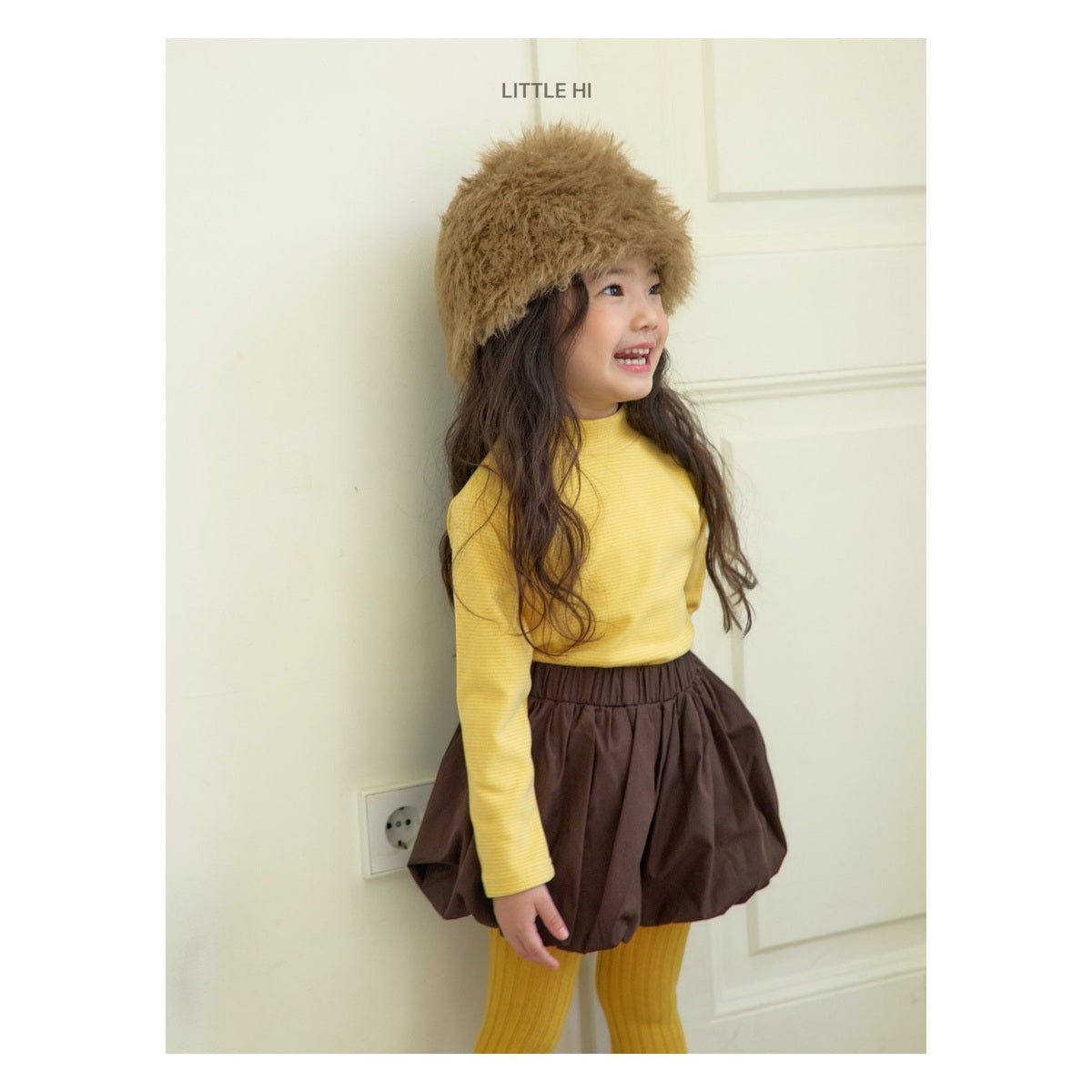 LITTLE HI ストライプポロシャツ