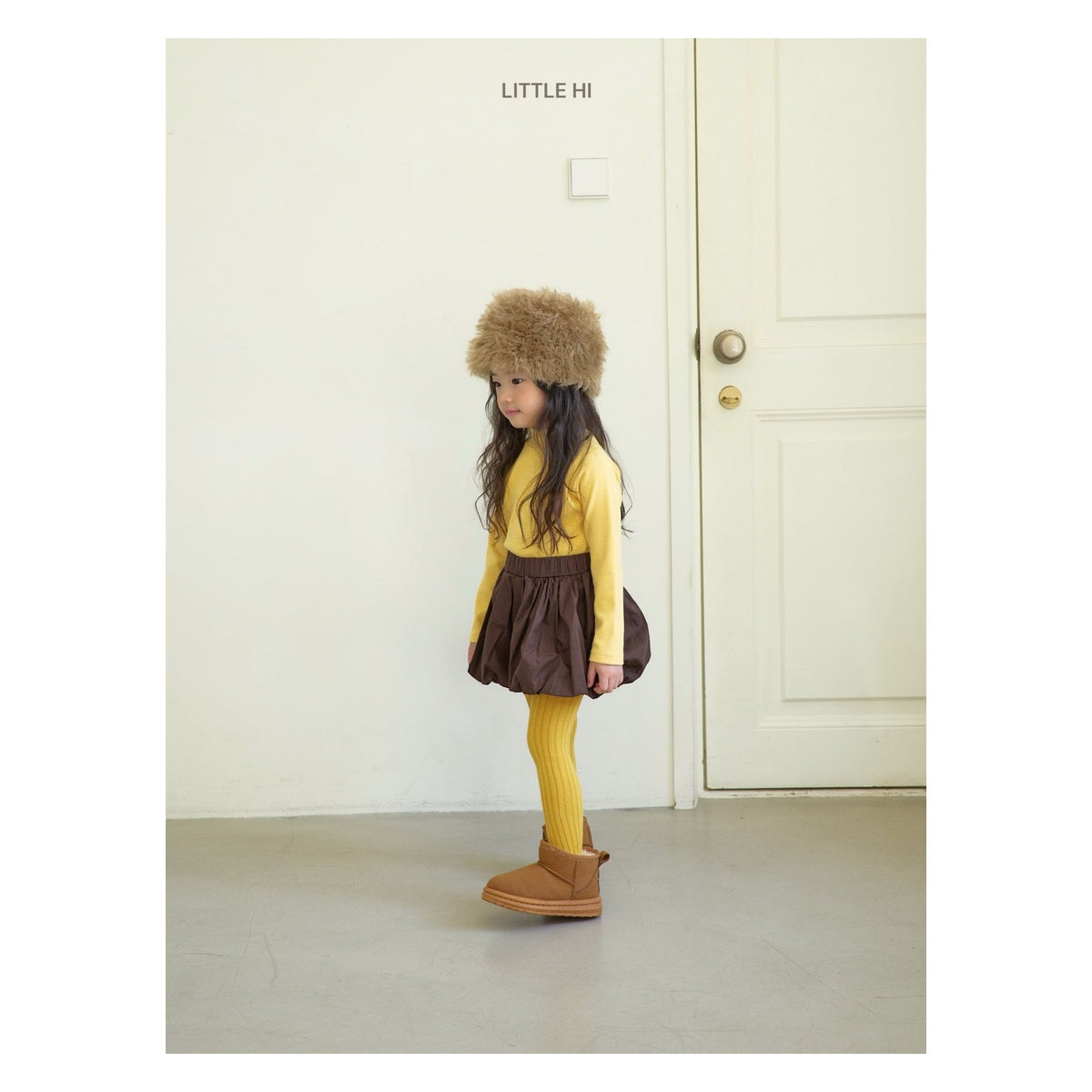 LITTLE HI ストライプポロシャツ
