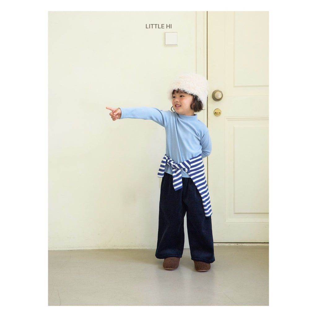 LITTLE HI ストライプポロシャツ