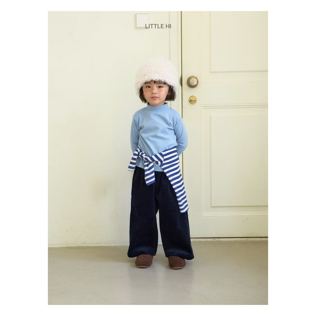 LITTLE HI ストライプポロシャツ