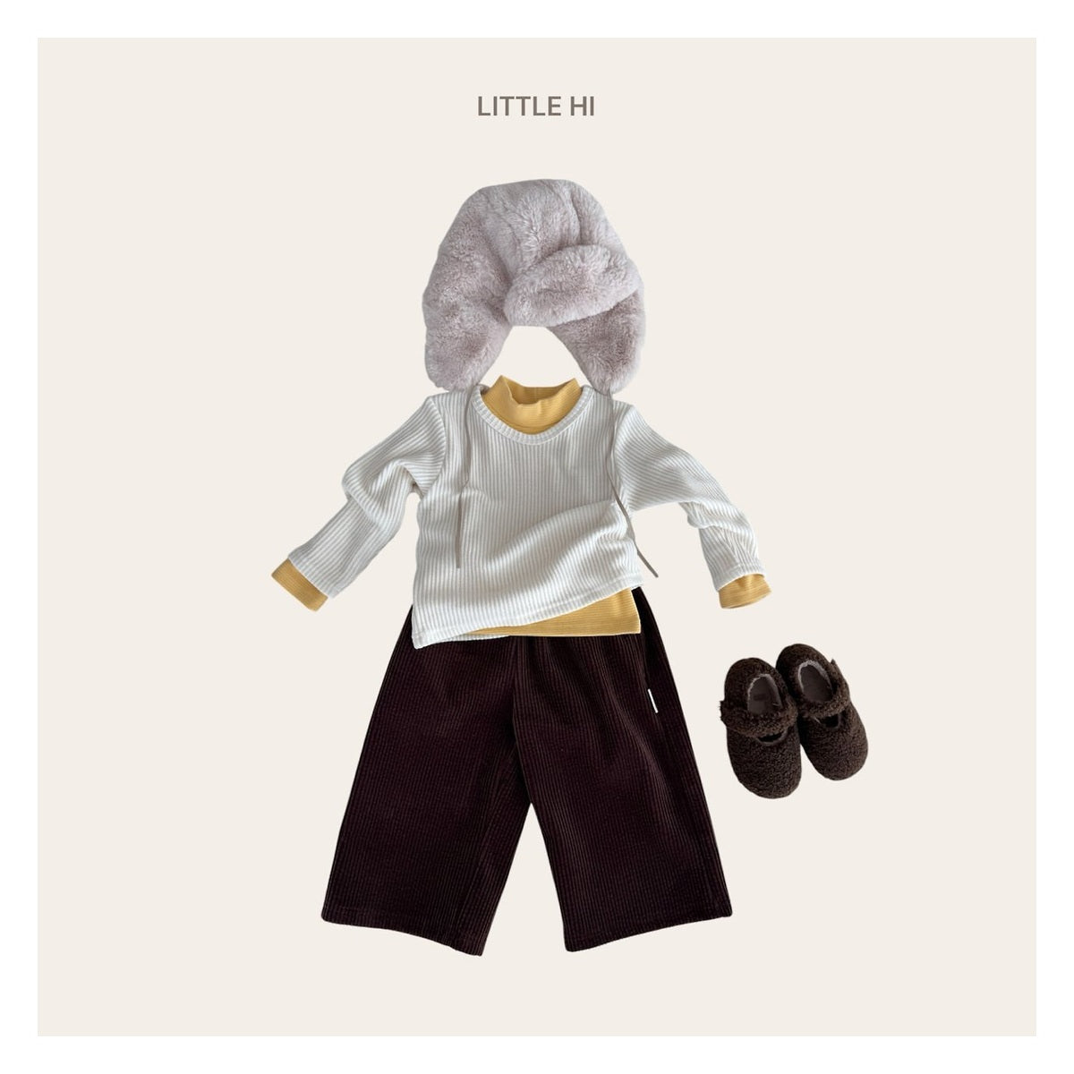 LITTLE HI フォグニーVネックTシャツ