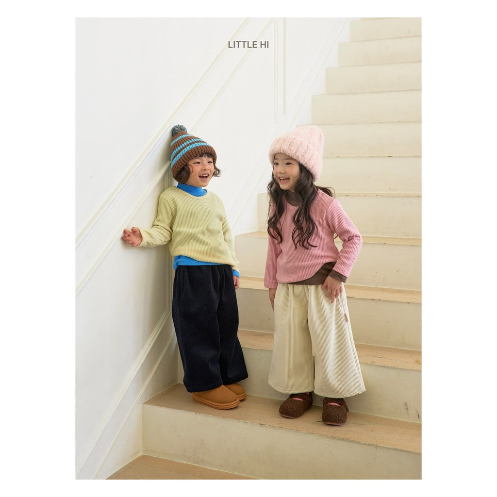 LITTLE HI フォグニーVネックTシャツ