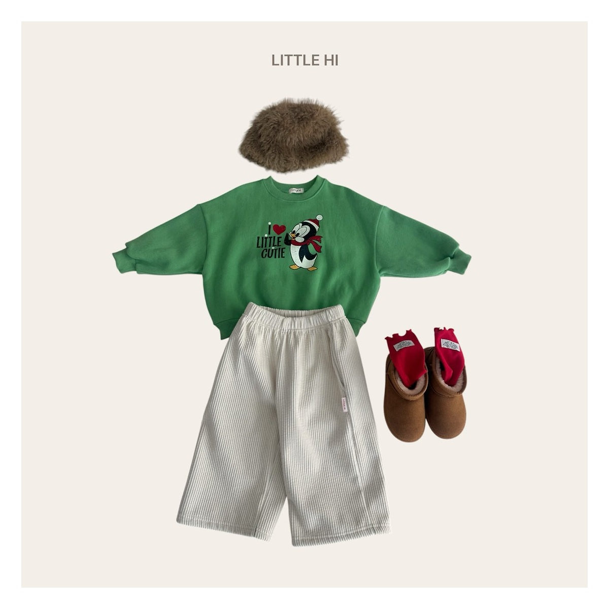 LITTLE HI ウィンターペンギンスウェット