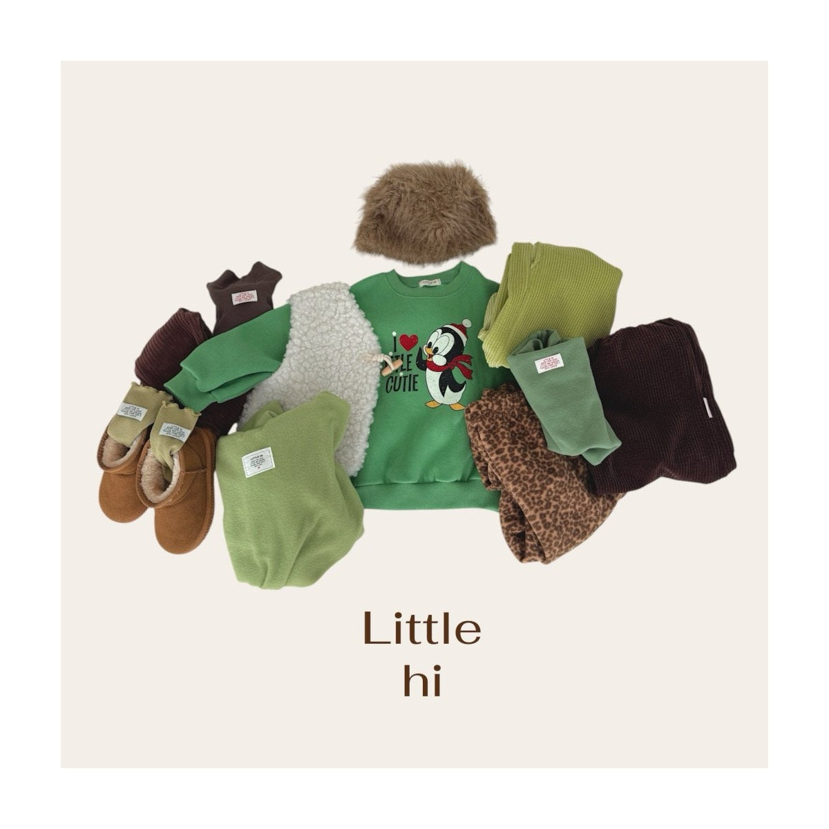 LITTLE HI ウィンターペンギンスウェット