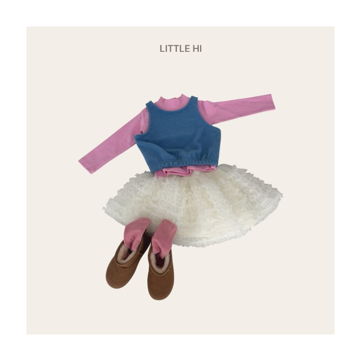 LITTLE HI シャープリルスカート