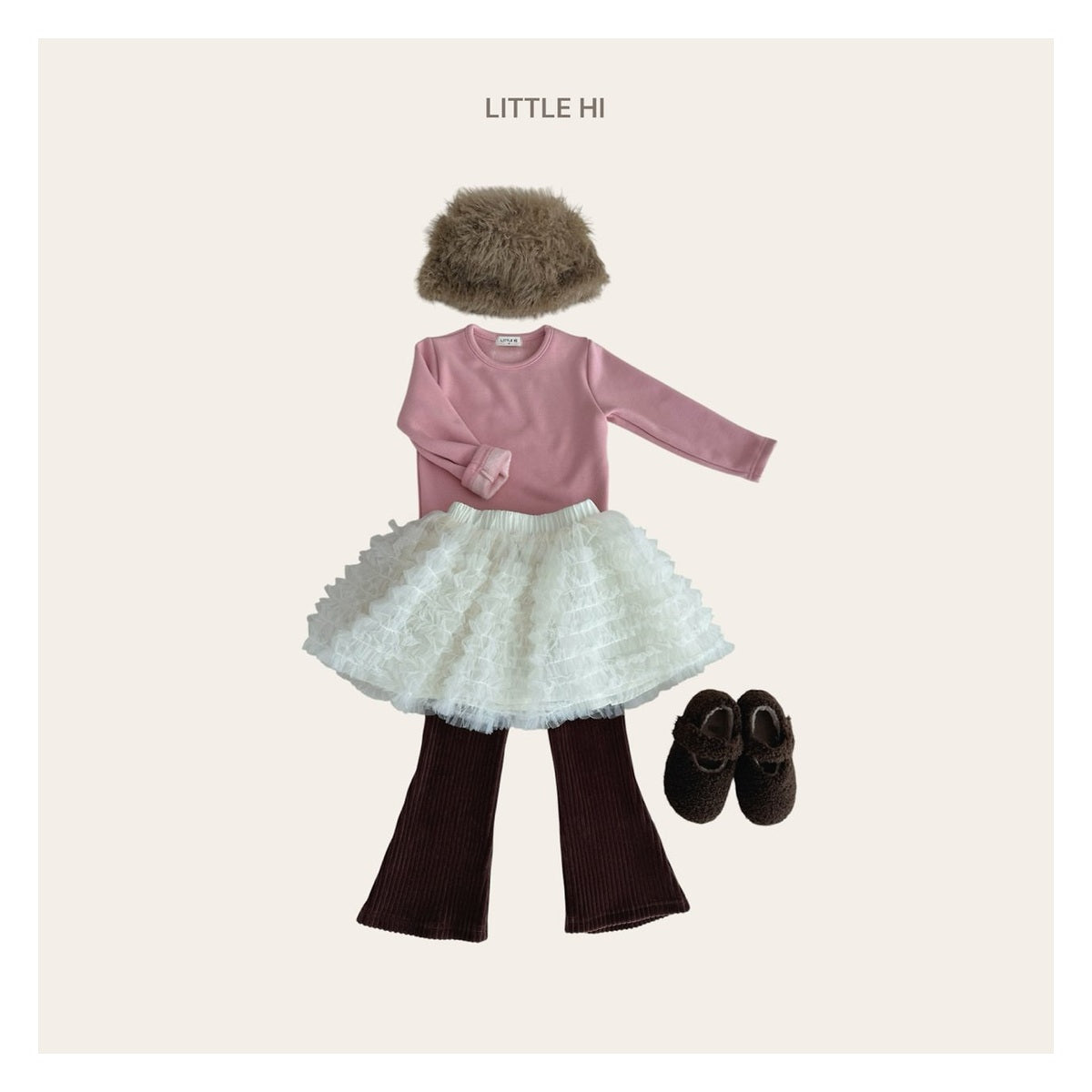 LITTLE HI シャープリルスカート