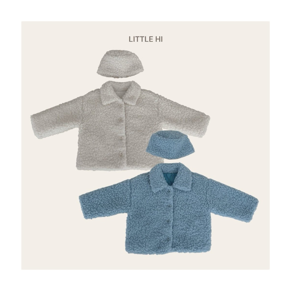 LITTLE HI ふわふわボア襟ジャンパー