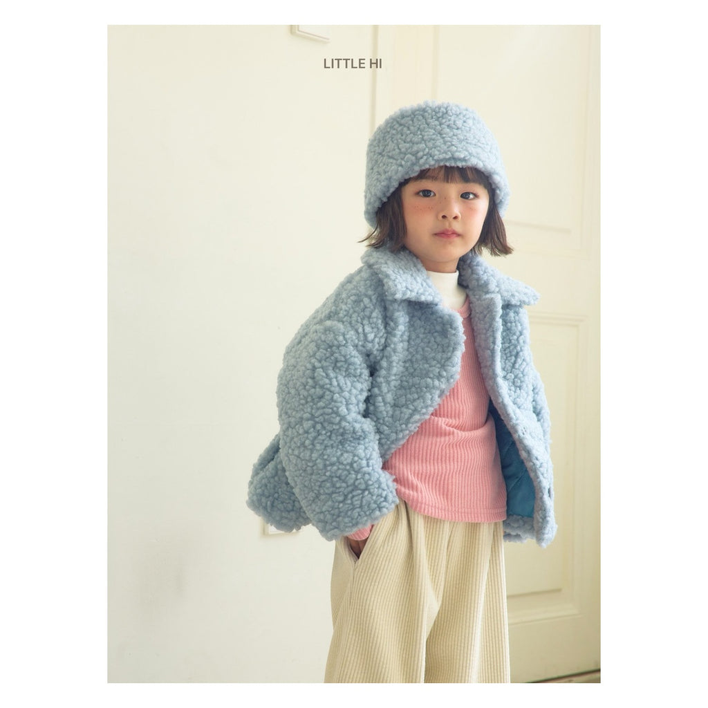LITTLE HI もこもこウィンター帽子 FREE