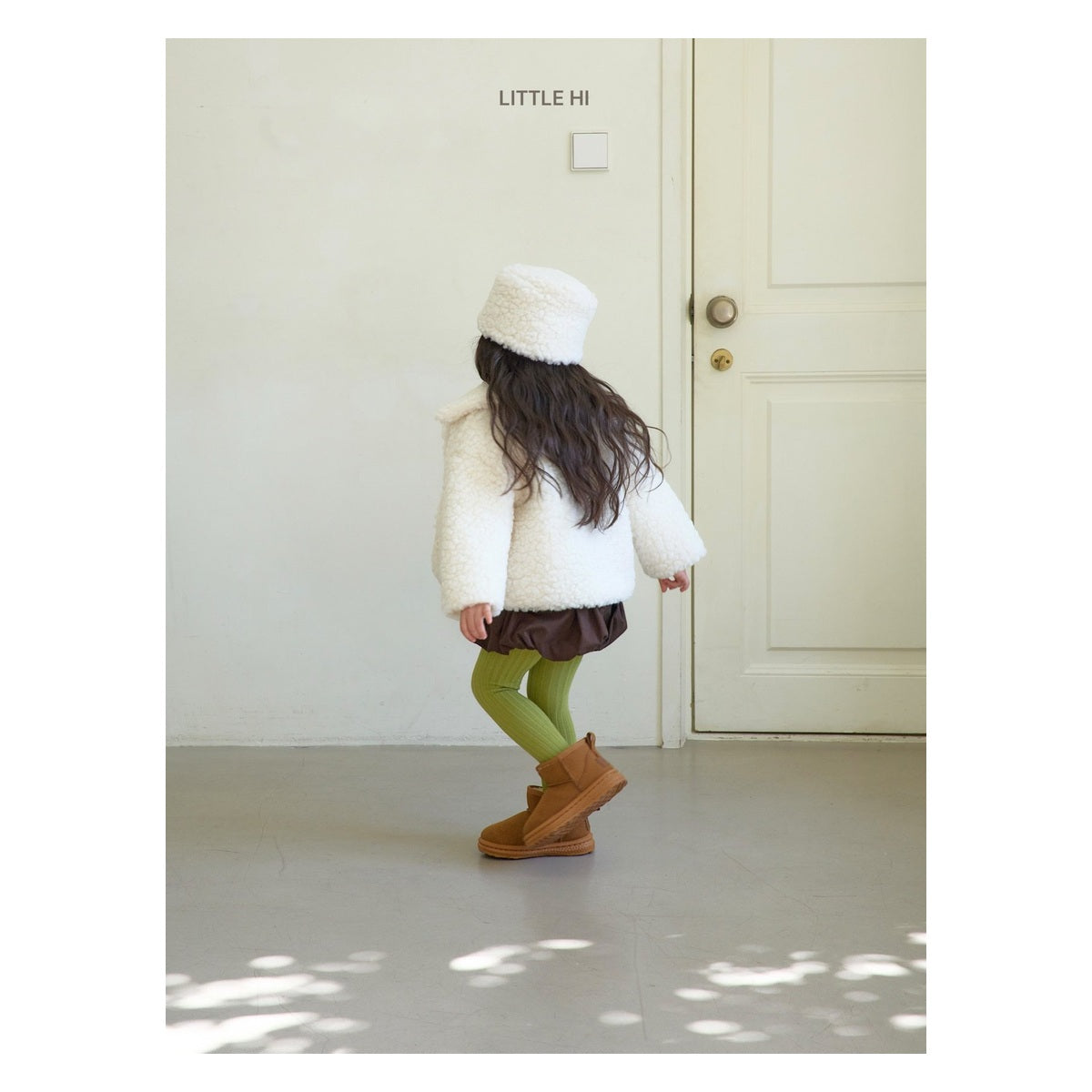 LITTLE HI もこもこウィンター帽子 FREE