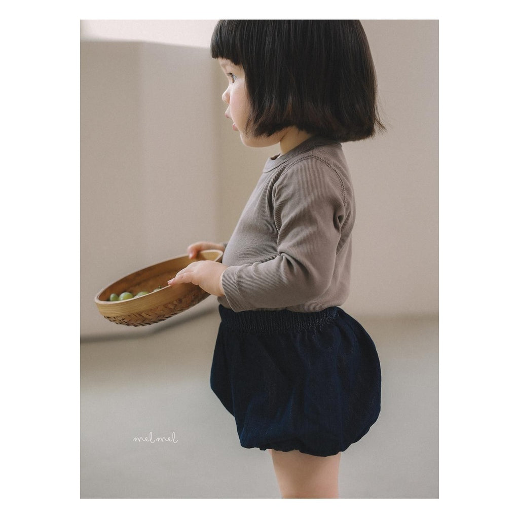 melmel リブTシャツ