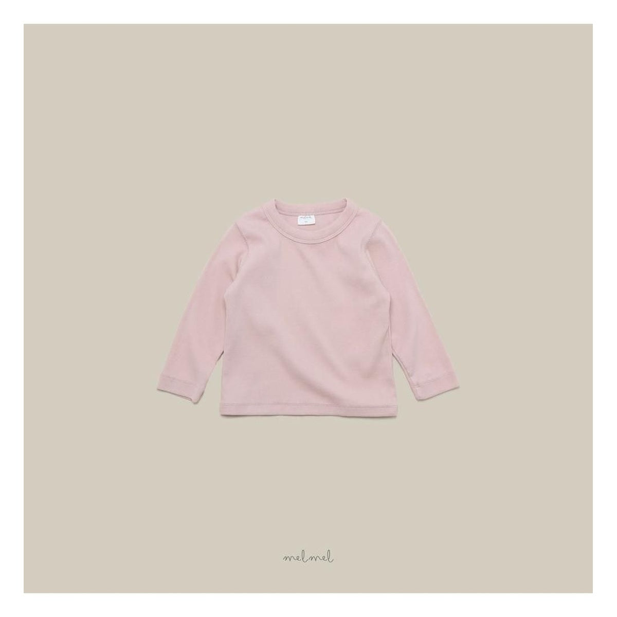 melmel リブTシャツ