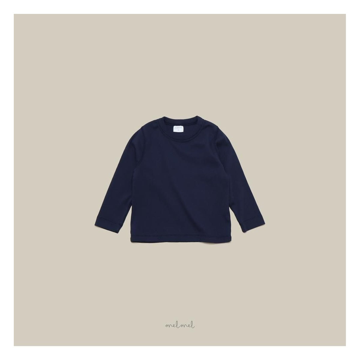 melmel リブTシャツ