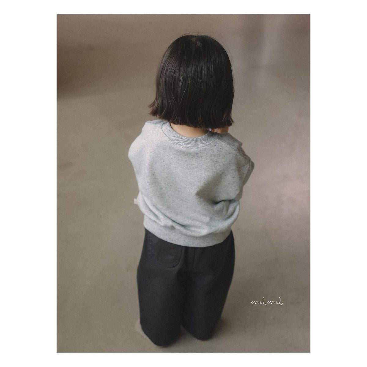melmel ネップスウェット