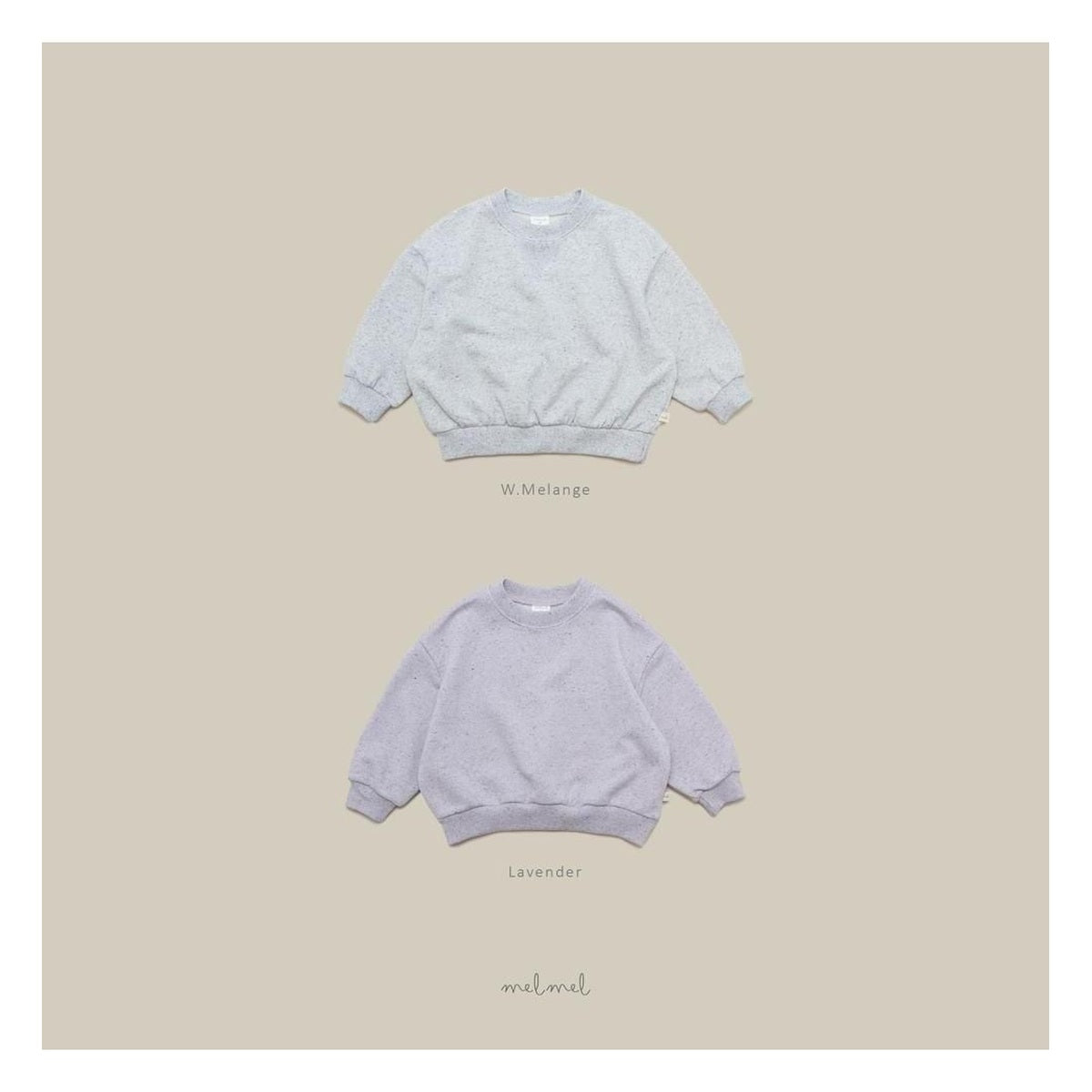 melmel ネップスウェット