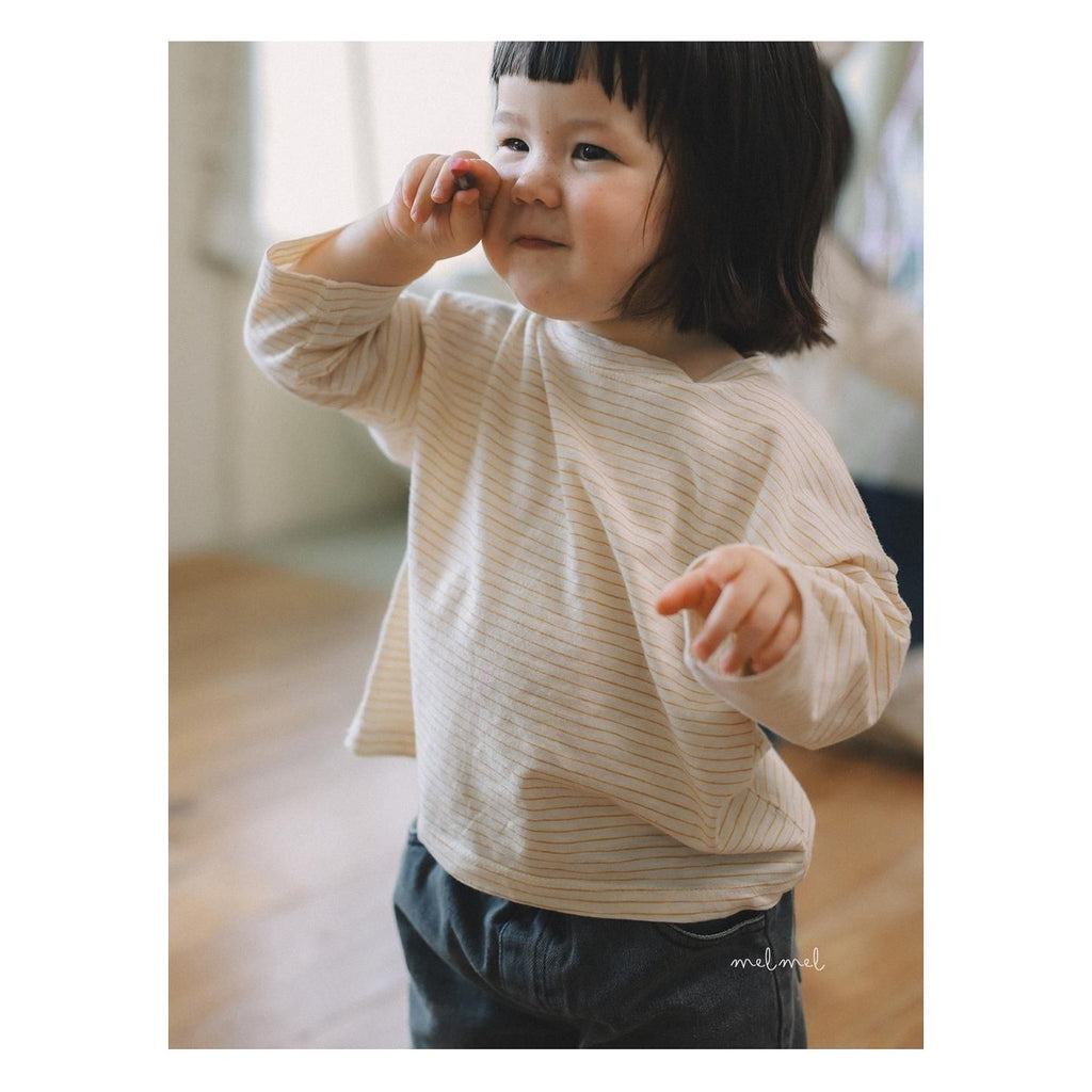 melmel ボーダーTシャツ