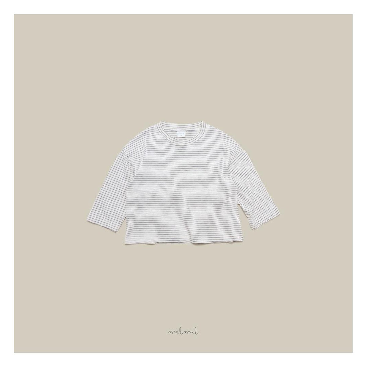 melmel ボーダーTシャツ