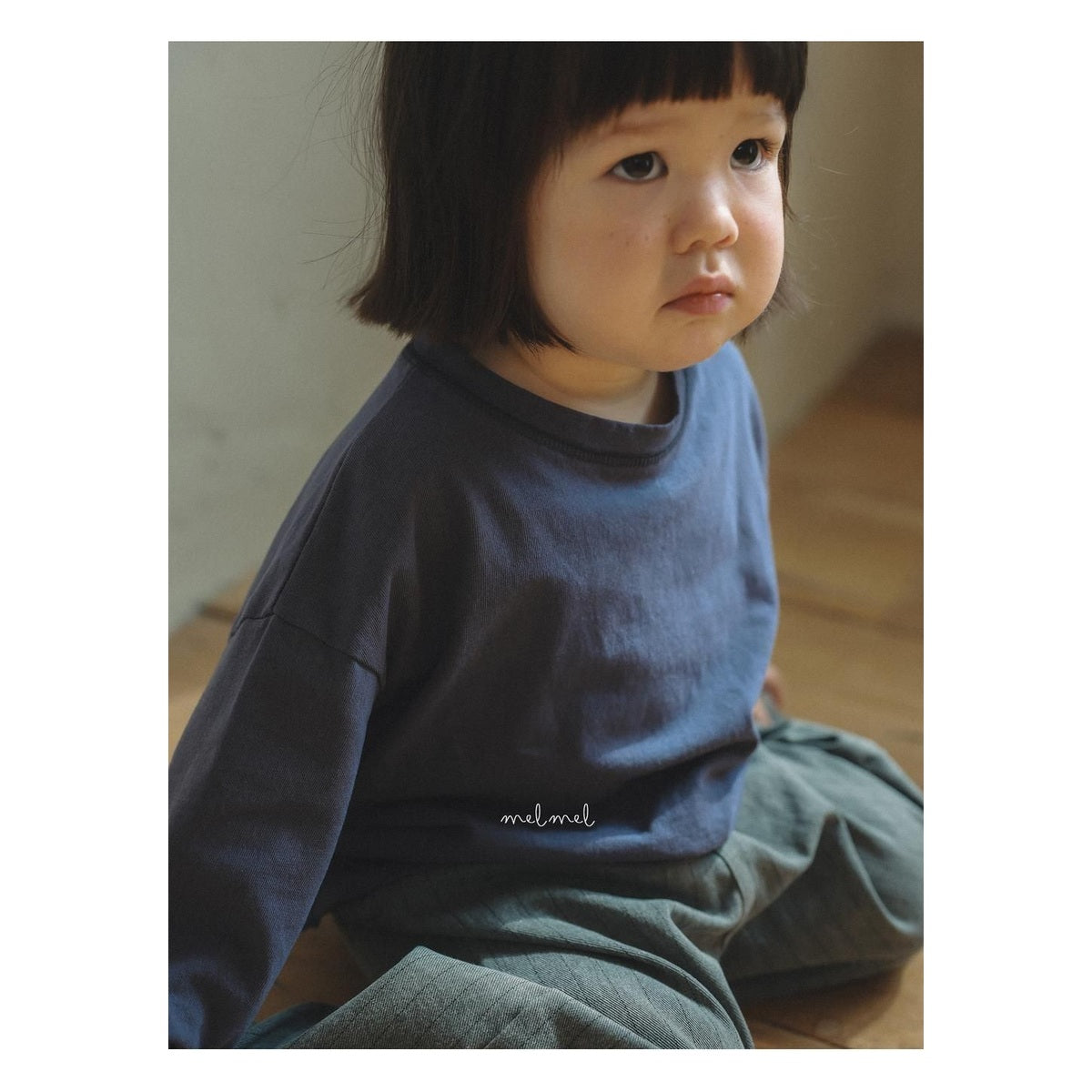 melmel ステッチTシャツ