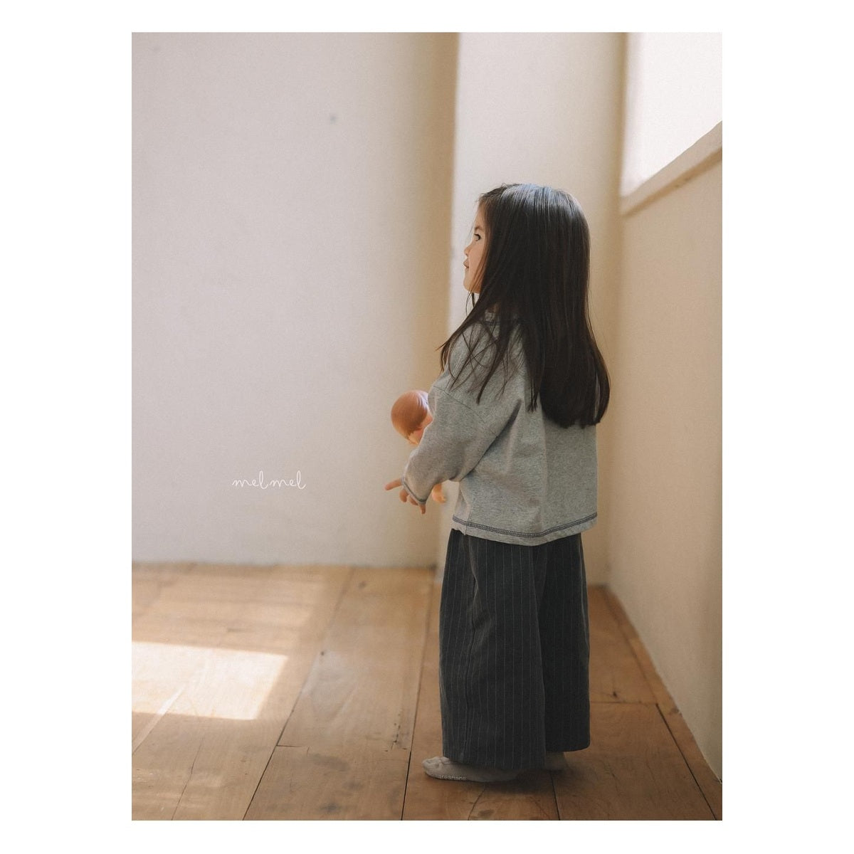 melmel ステッチTシャツ