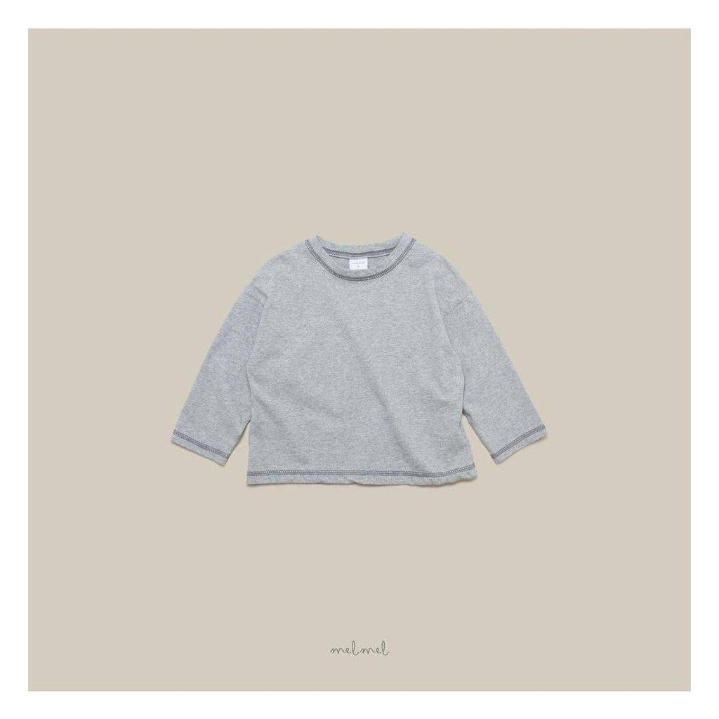 melmel ステッチTシャツ