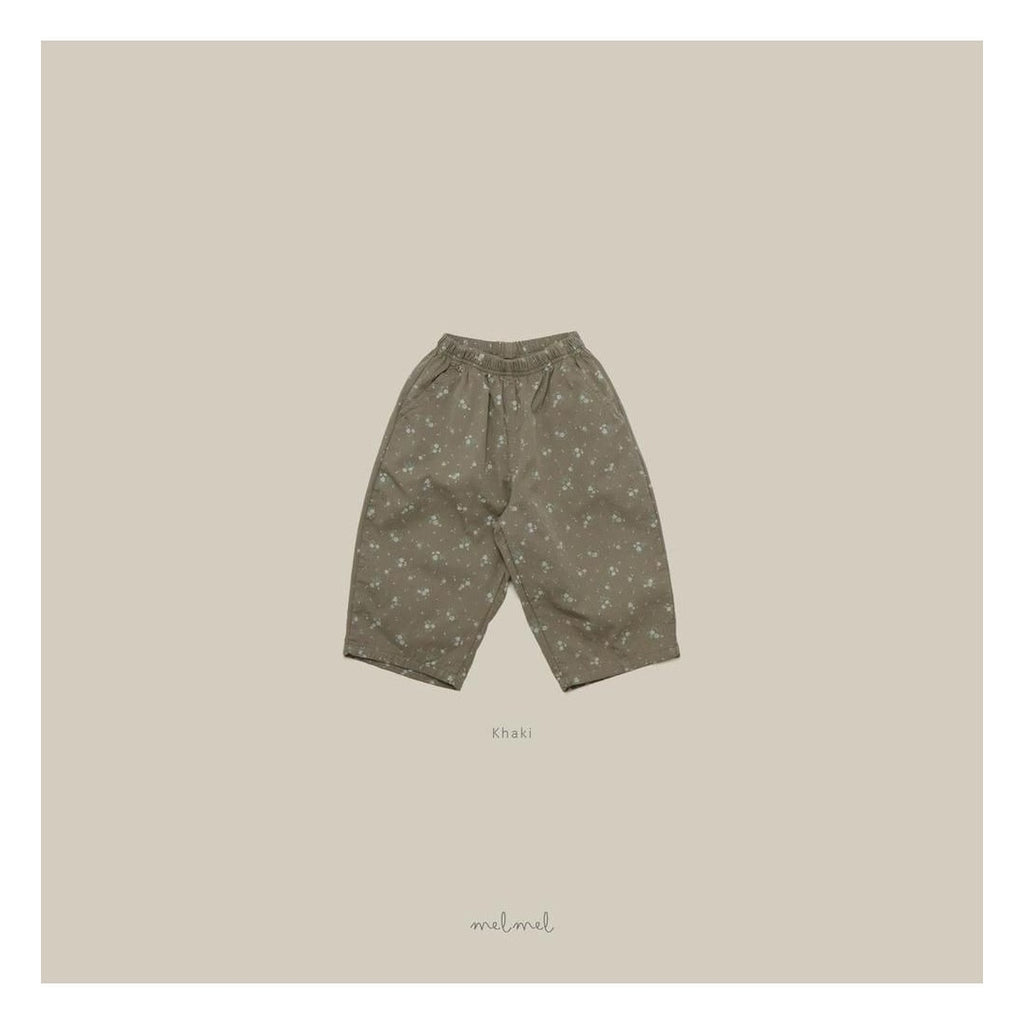 melmel ワンフラワーパンツ