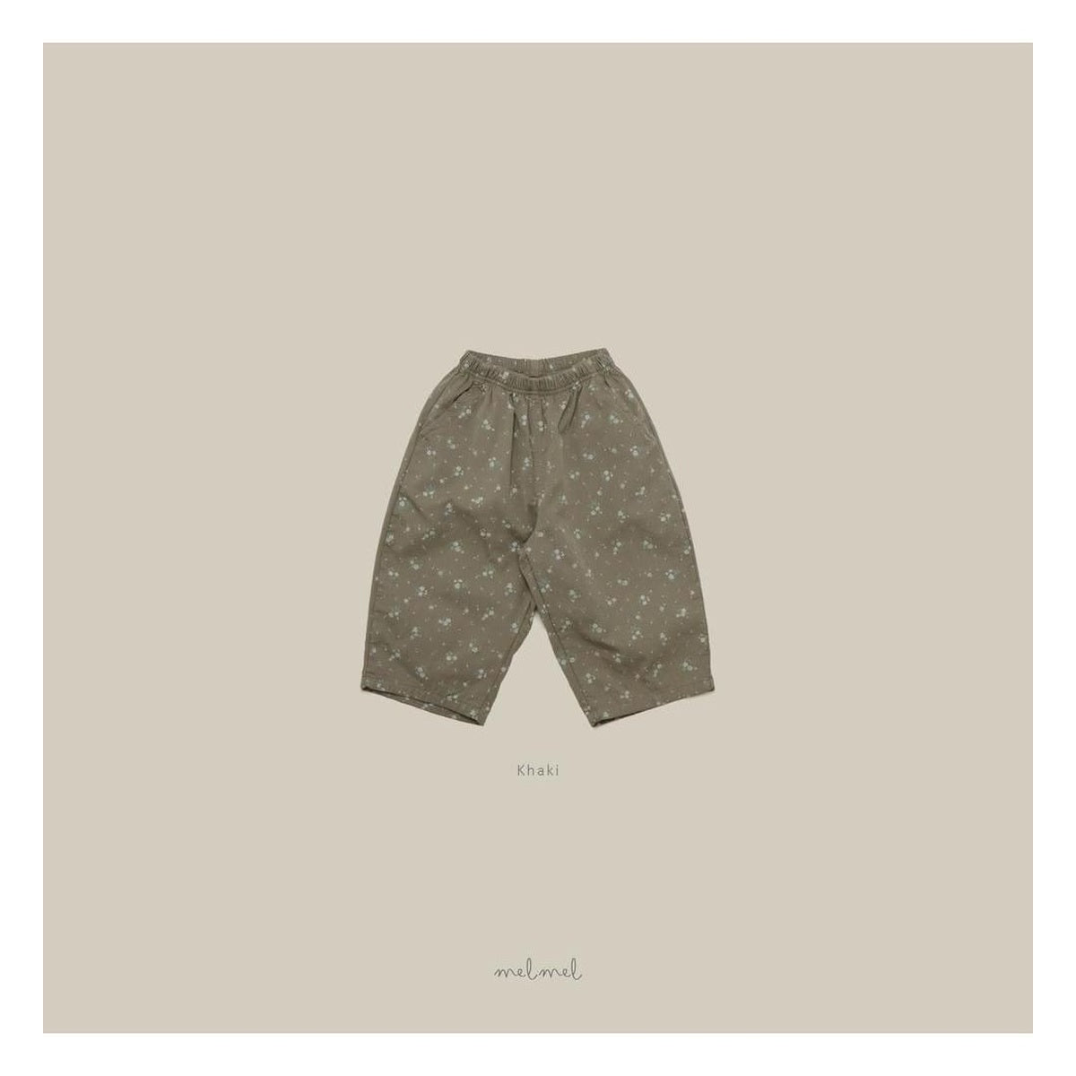 melmel ワンフラワーパンツ