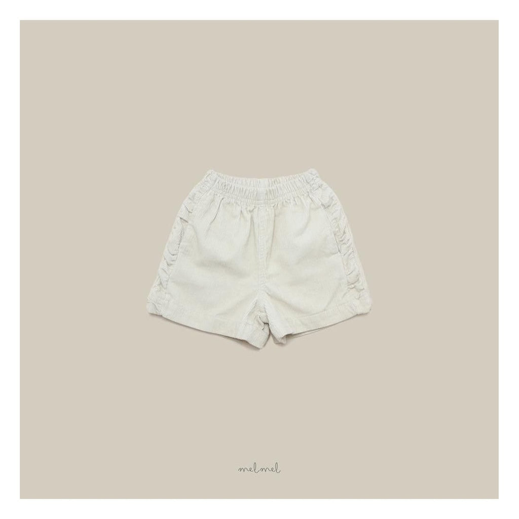 melmel コーデュロイショートパンツ