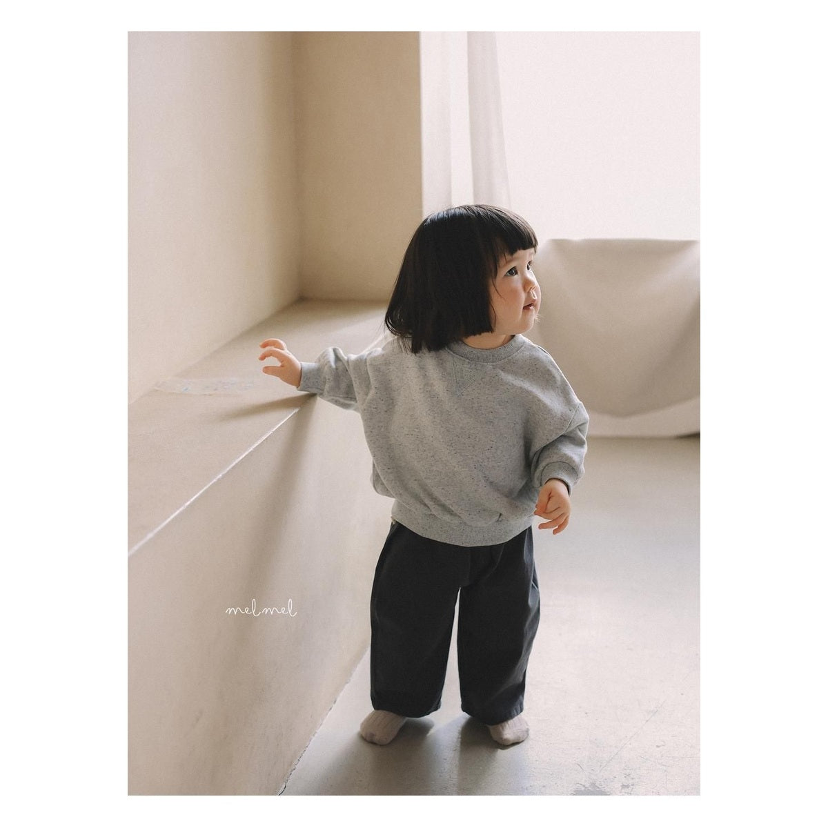 melmel コットンバルーンパンツ