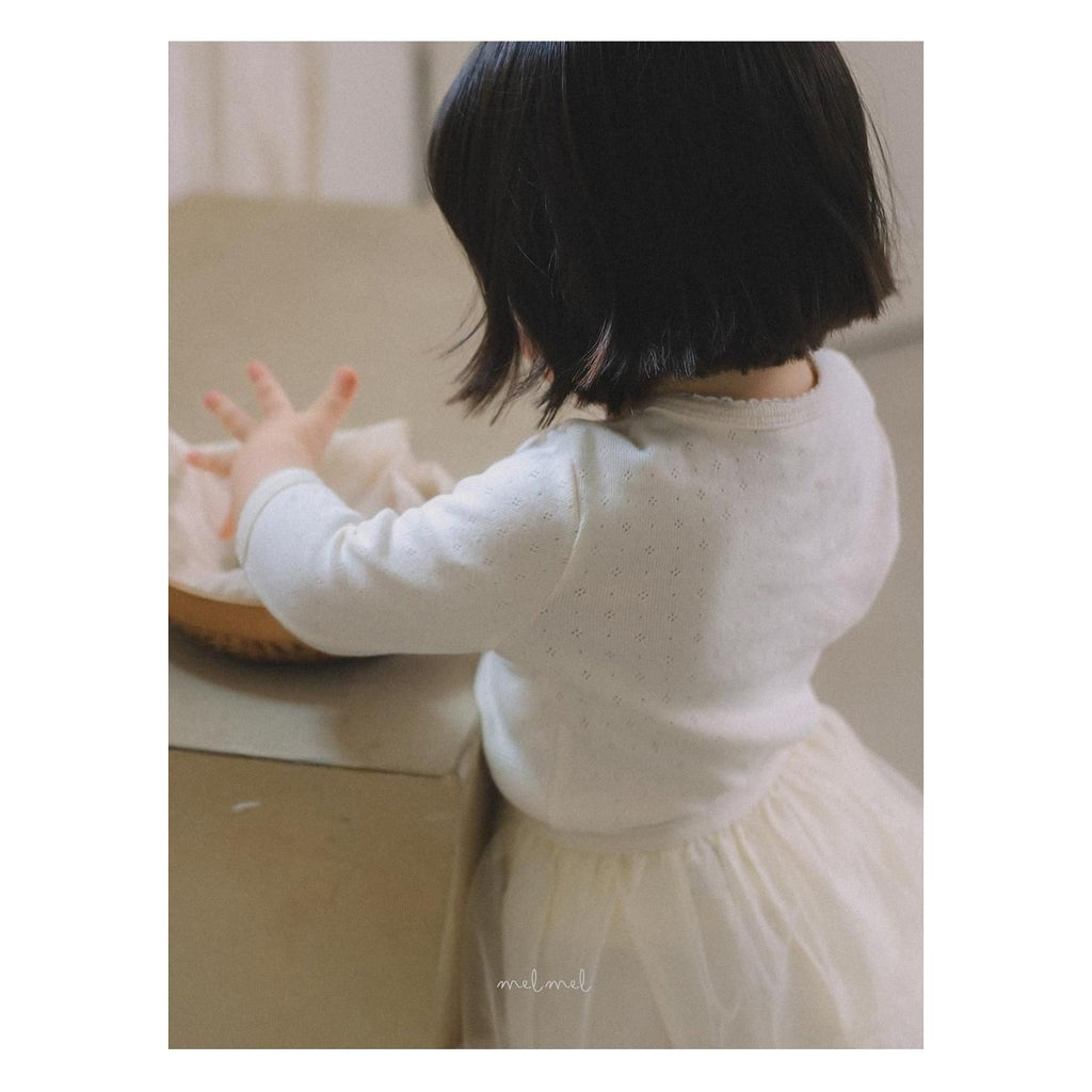 melmel ピンコート7分丈Tシャツ