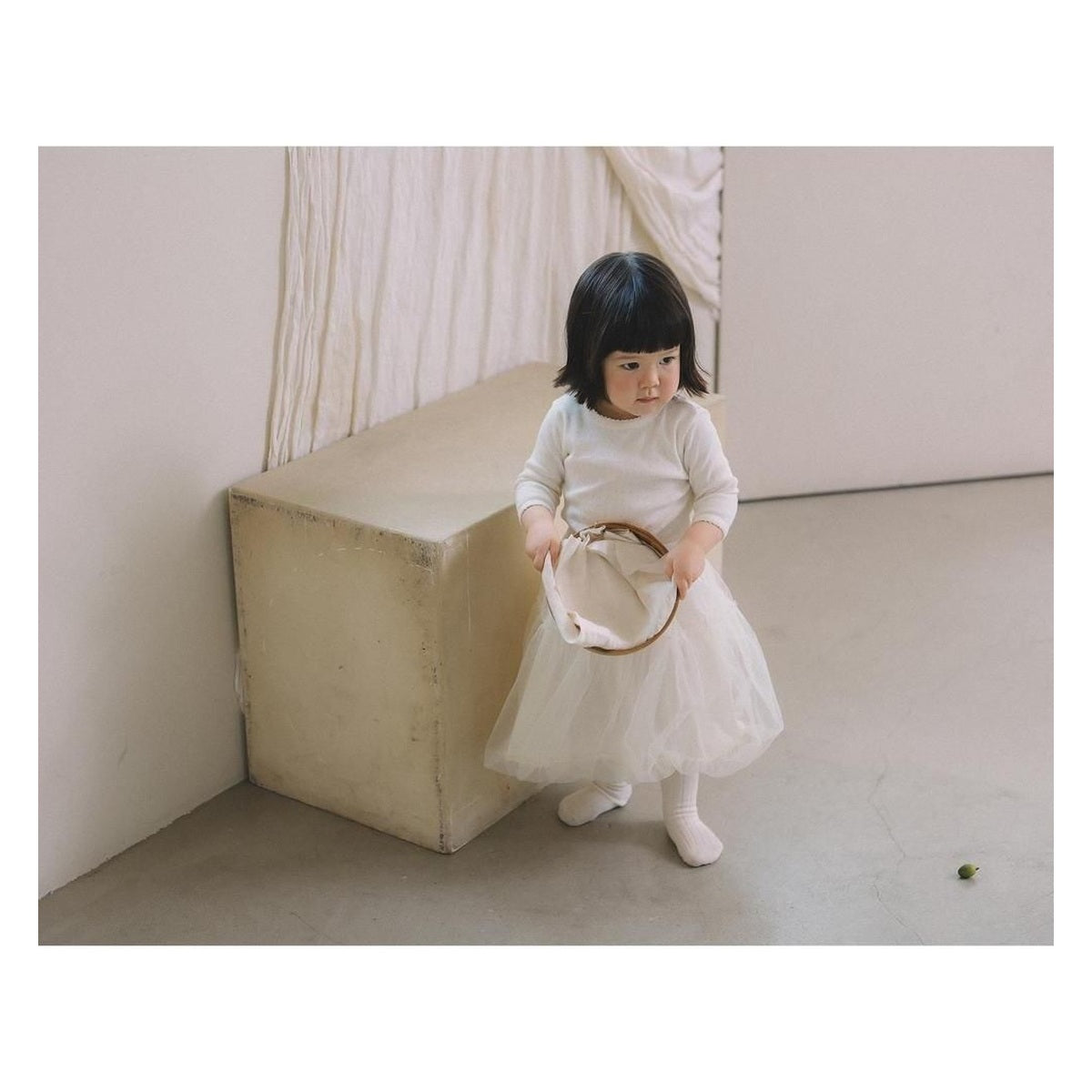 melmel ピンコート7分丈Tシャツ