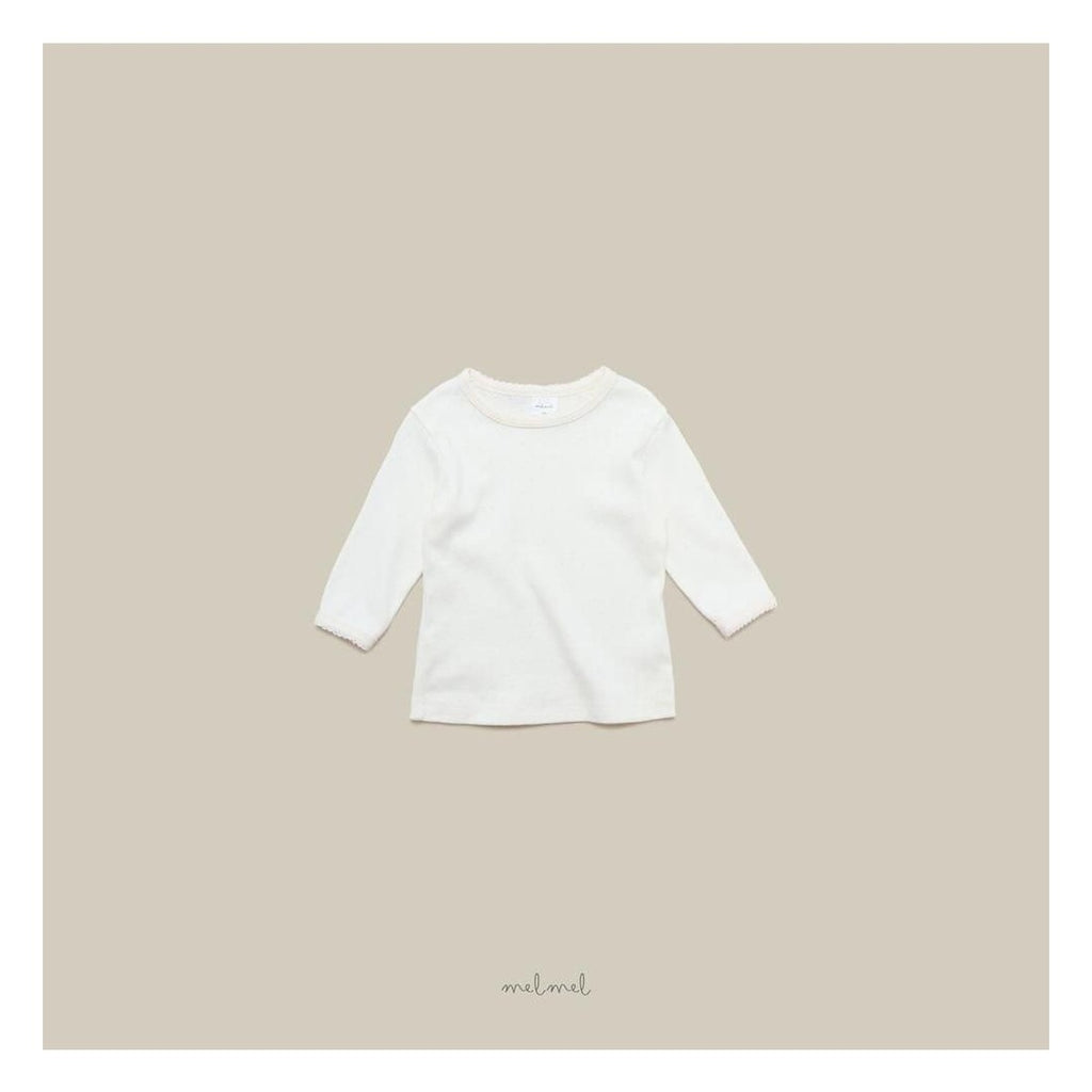 melmel ピンコート7分丈Tシャツ