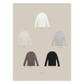 melmel モックネックリブTシャツ