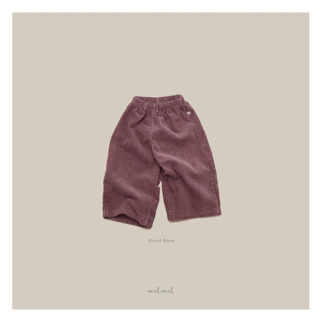 melmel ワイドコーデュロイパンツ