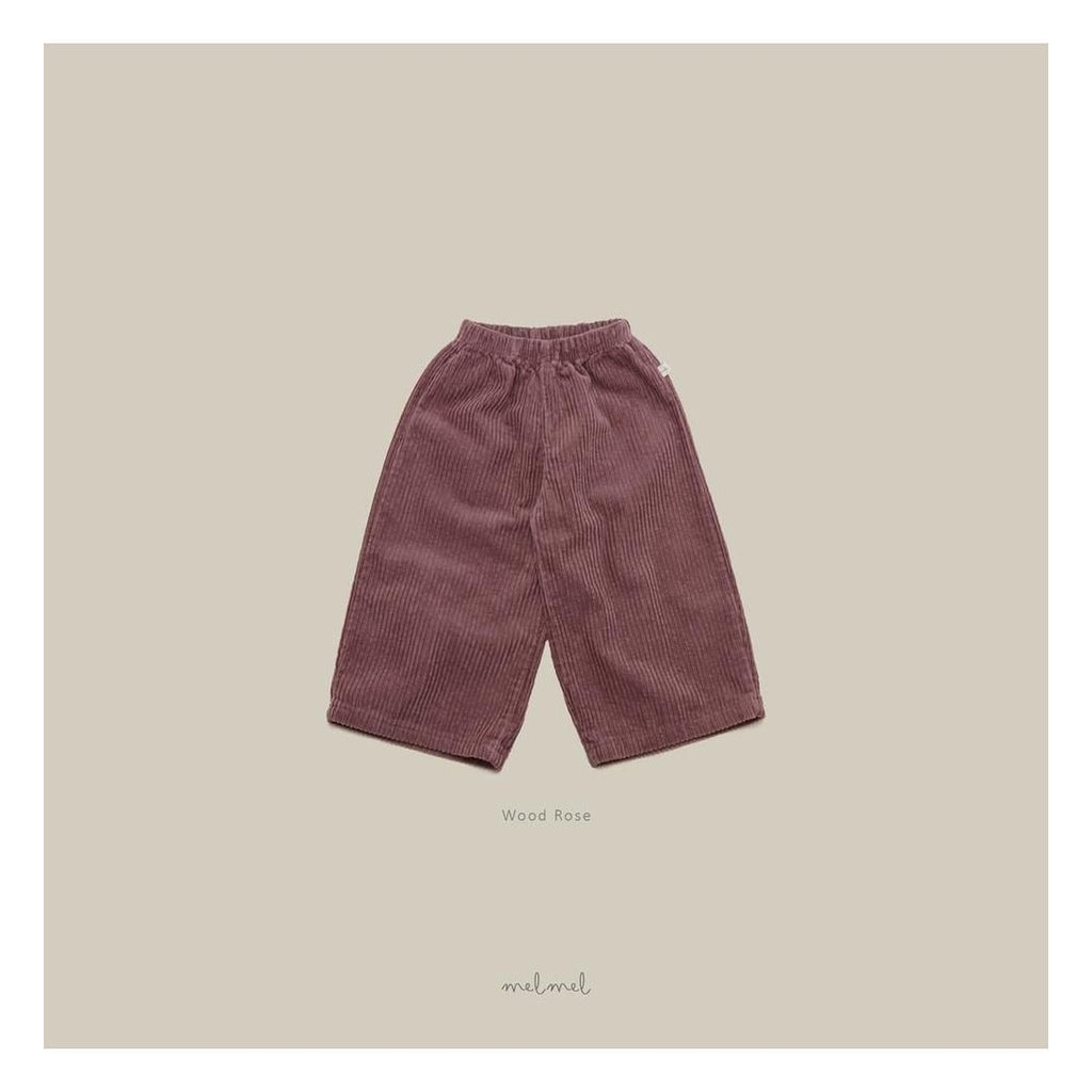 melmel ワイドコーデュロイパンツ