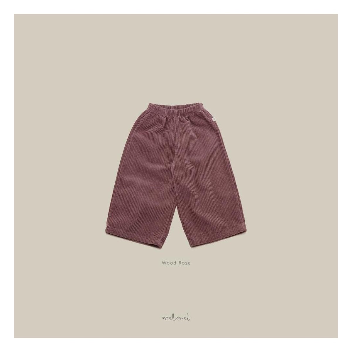 melmel ワイドコーデュロイパンツ