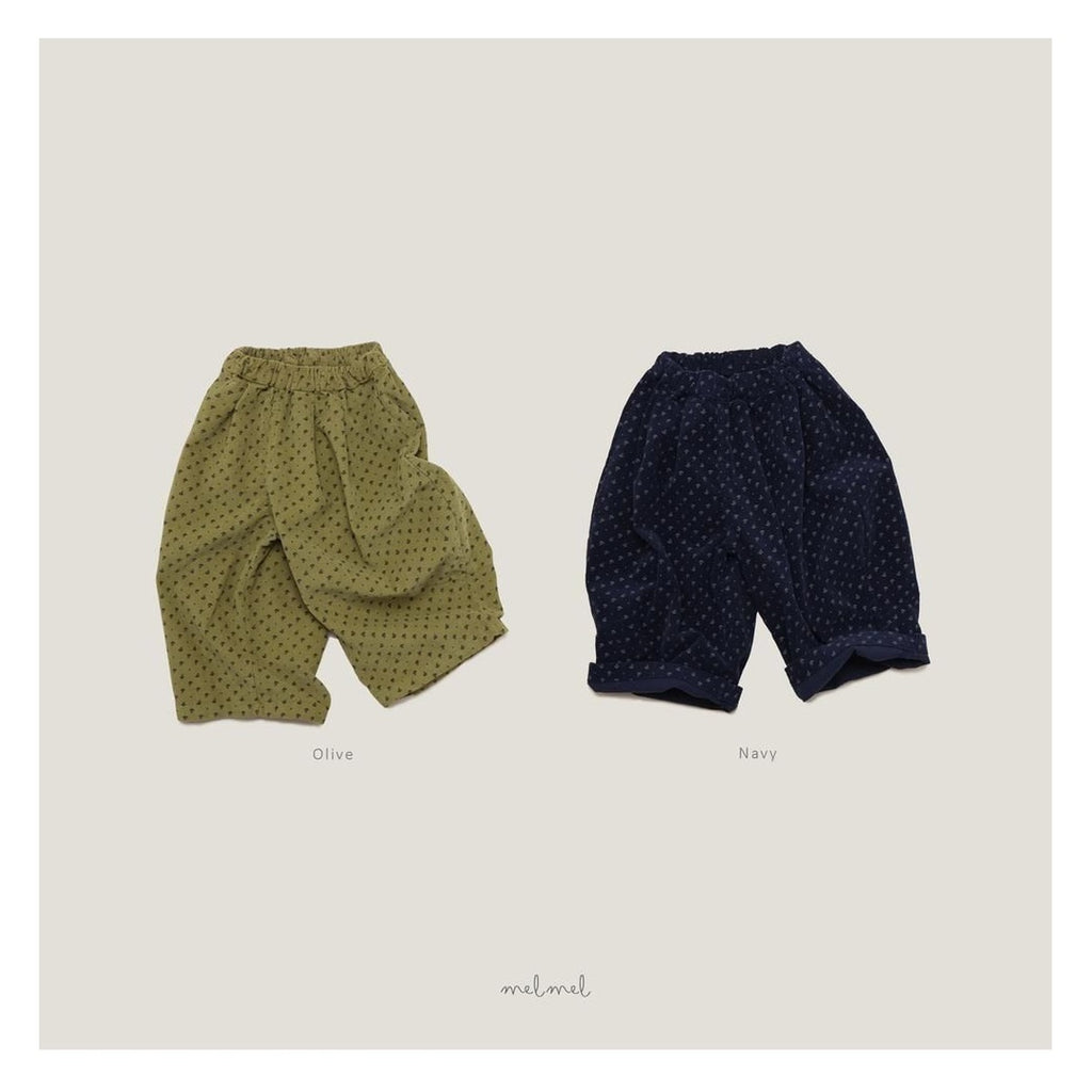 melmel ロージーコーデュロイバギーパンツ