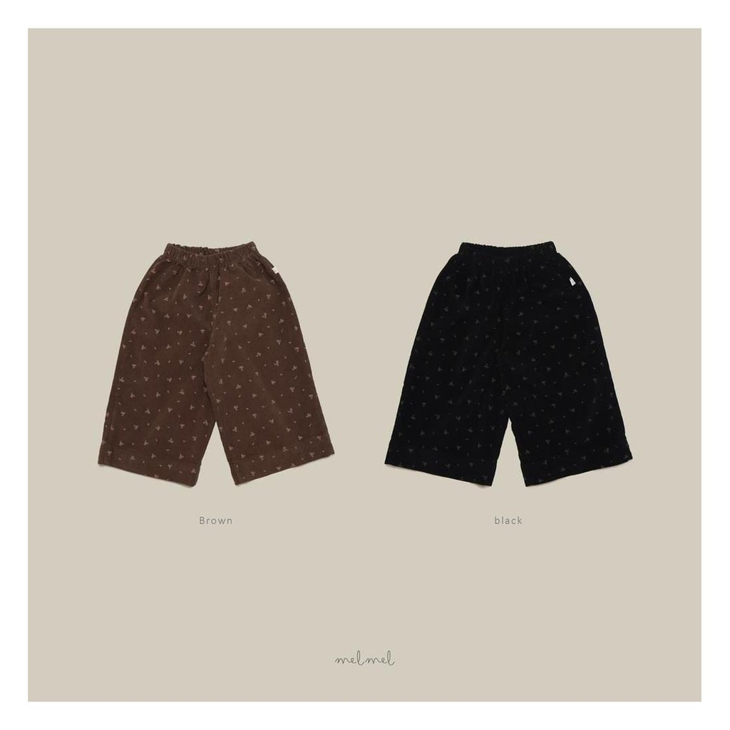melmel モネココーデュロイパンツ