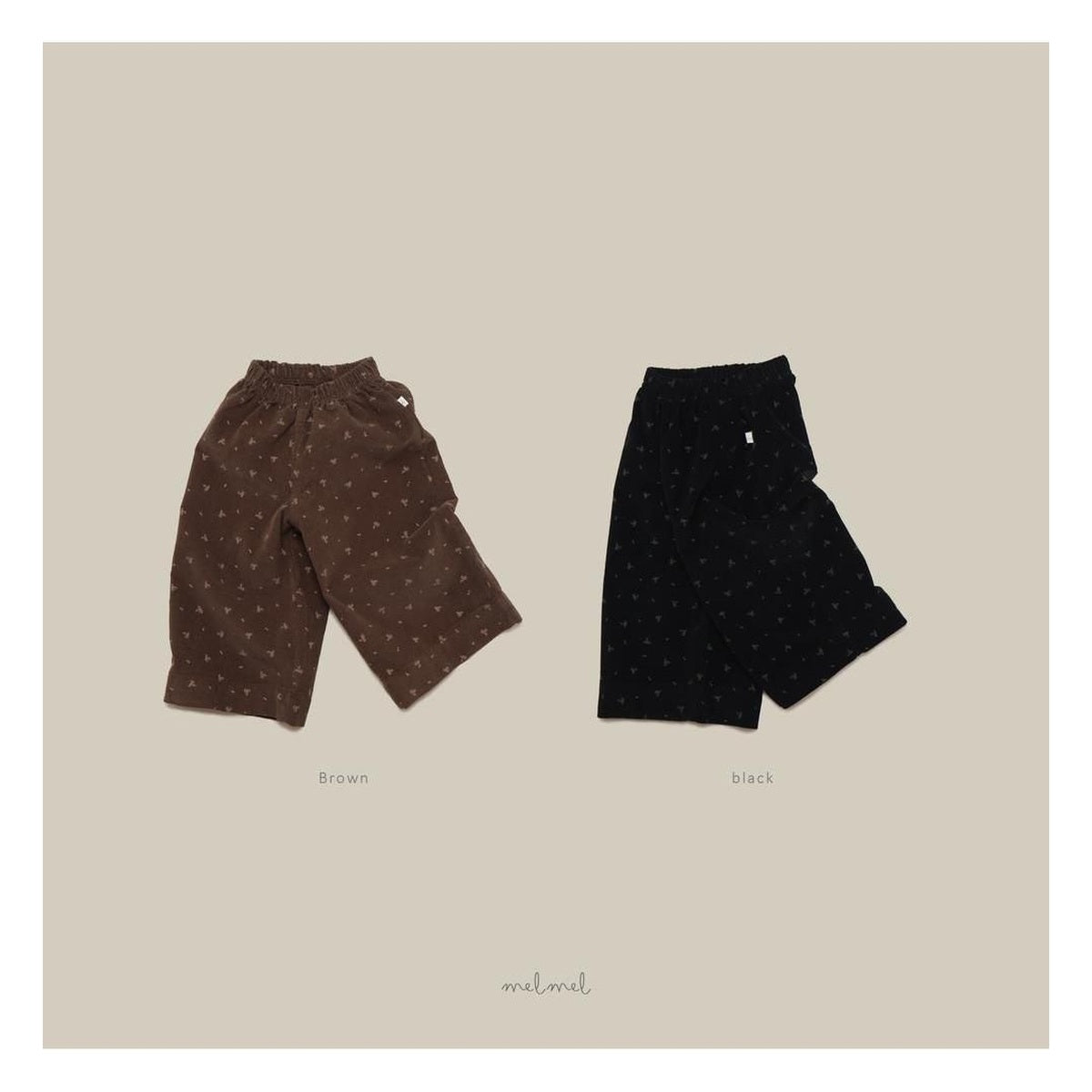 melmel モネココーデュロイパンツ