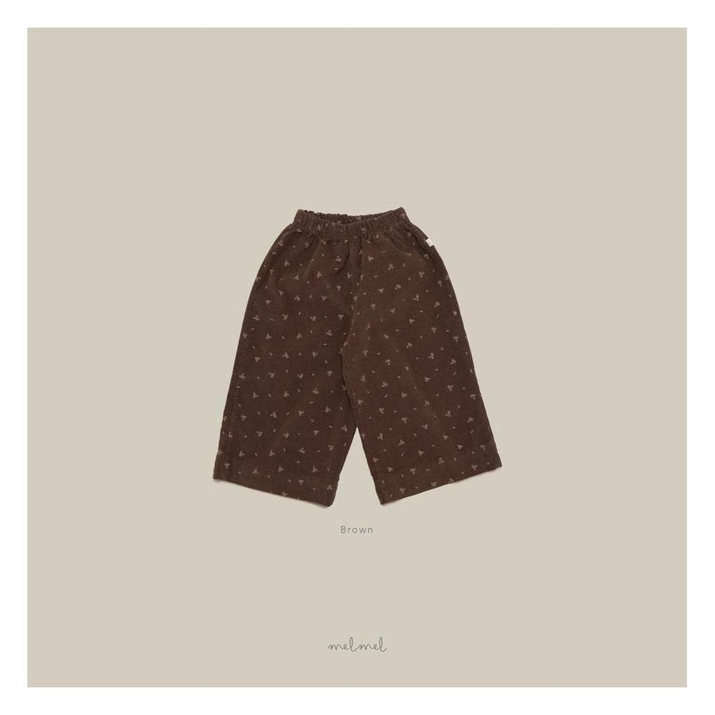 melmel モネココーデュロイパンツ