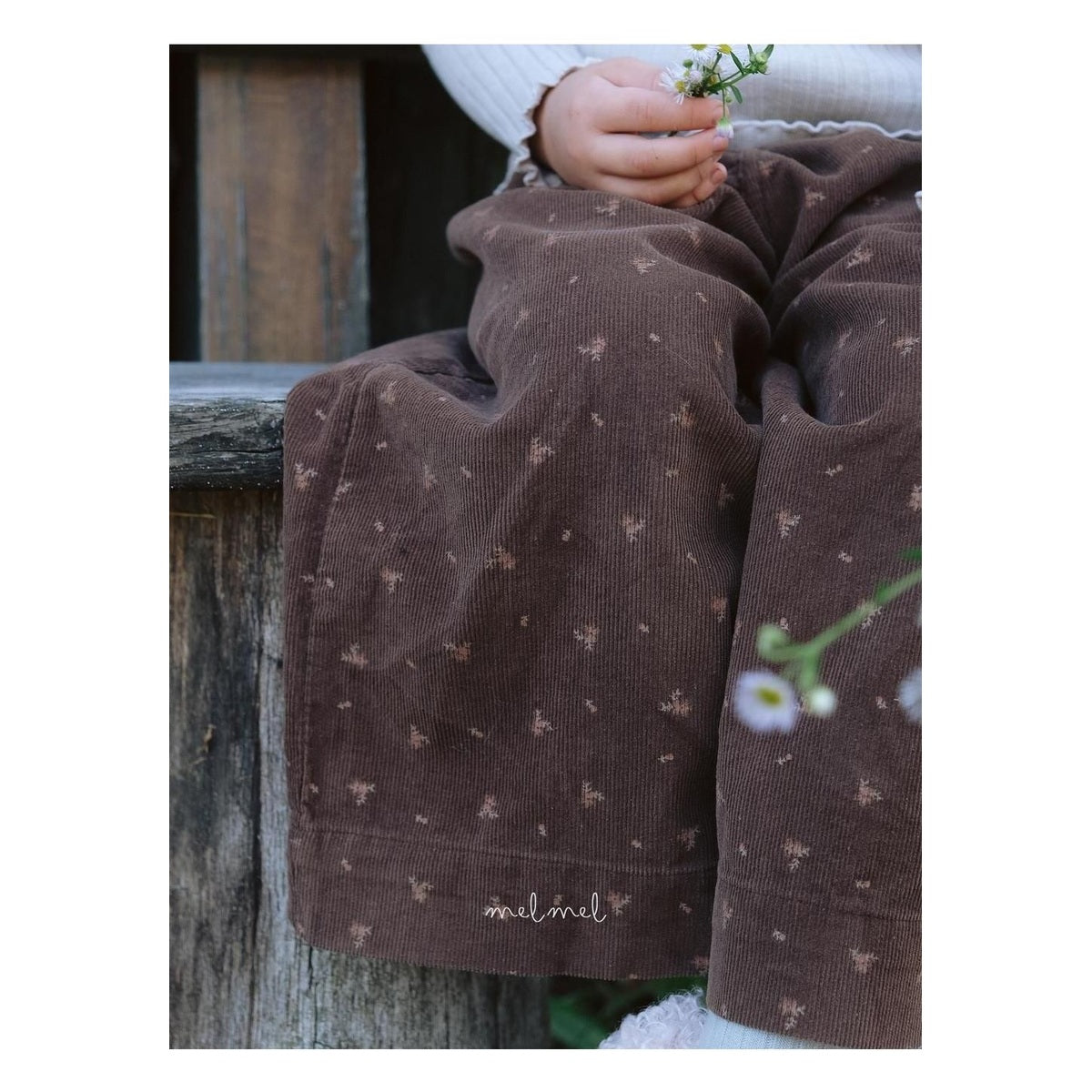 melmel モネココーデュロイパンツ