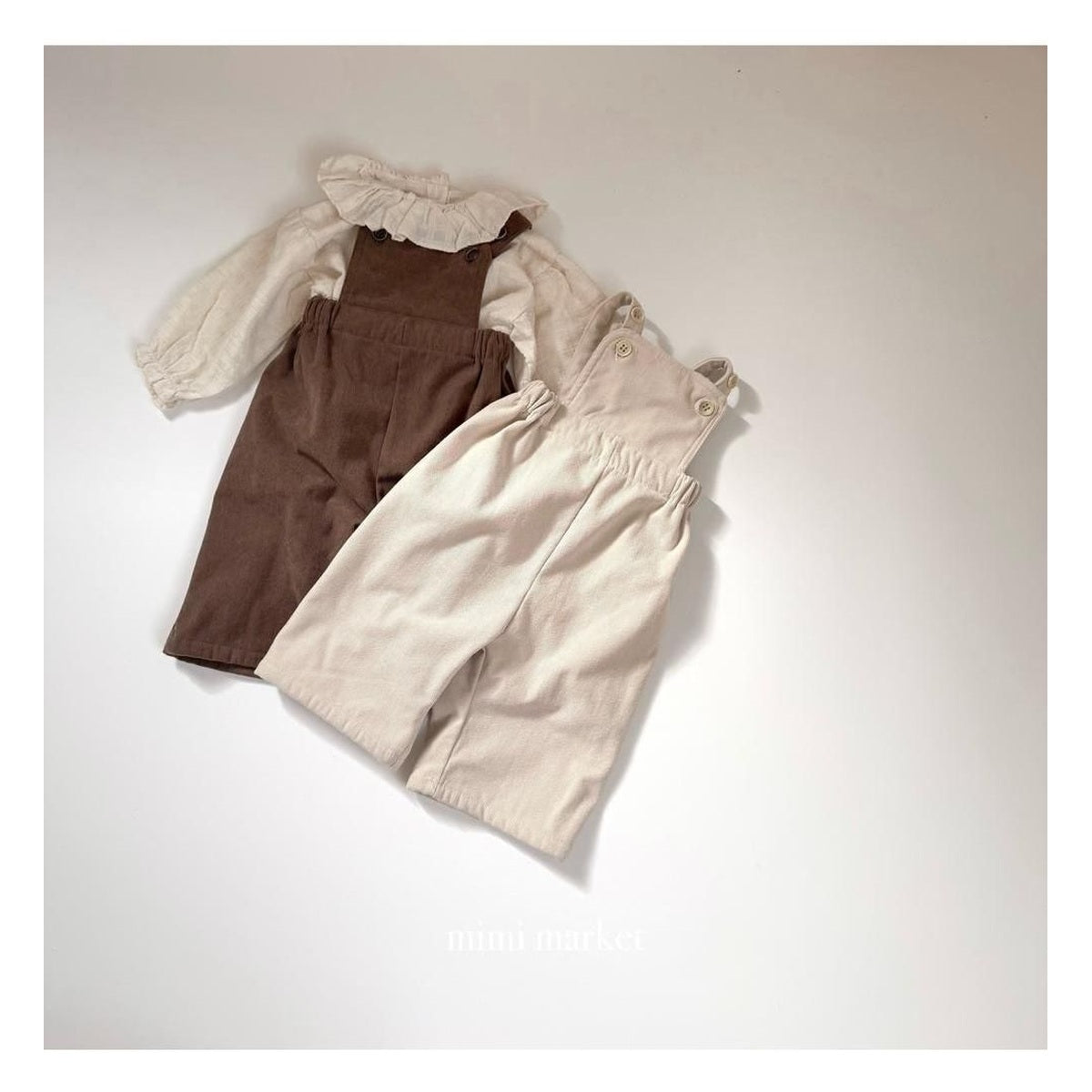 mimimarket コーデュロイオーバーオール