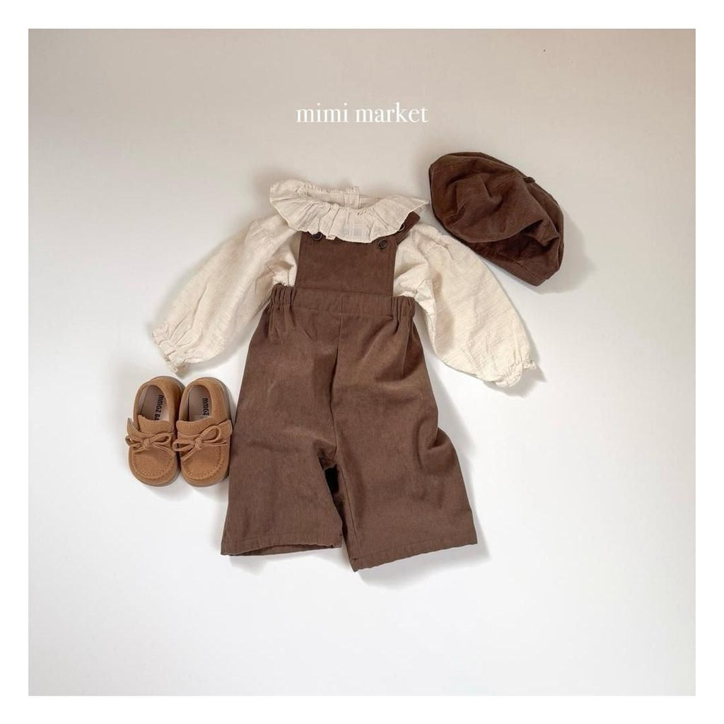 mimimarket コーデュロイオーバーオール